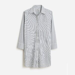 NWOT Madewell Striped Y-Neck Relaxed Shirt Dress Size Small